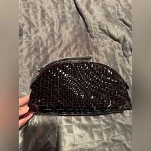 Cole Haan Black Woven Clutch